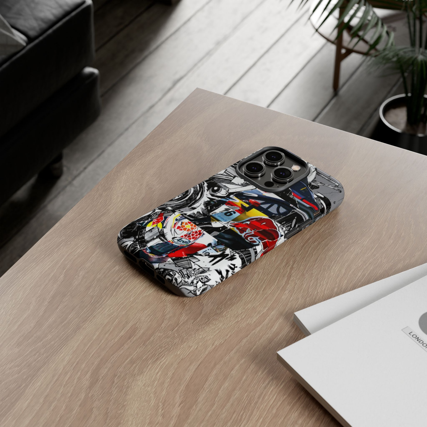 F1 Animated Style Tough Phone Case