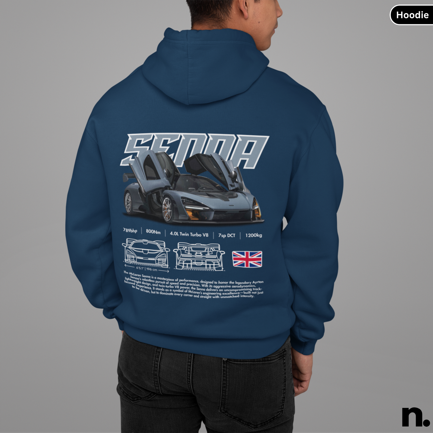 Senna Poster Style Unisex Hoodie