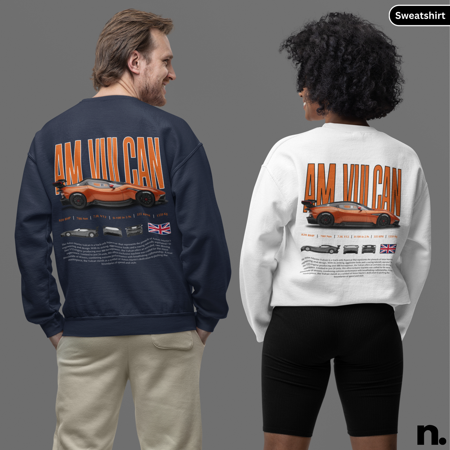 AM Vulcan Poster Style Sweatshirt