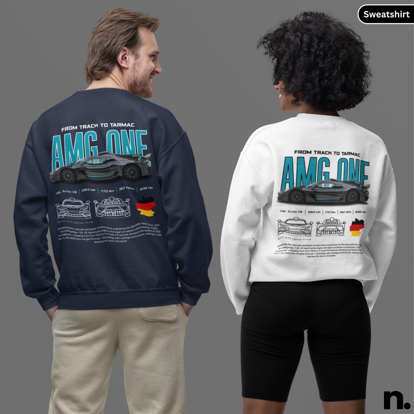 AMG One Poster Style Sweatshirt