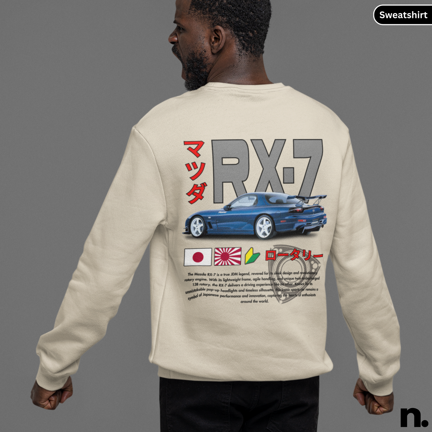 Mazda RX7 JDM Legend Unisex Crewneck Sweatshirt