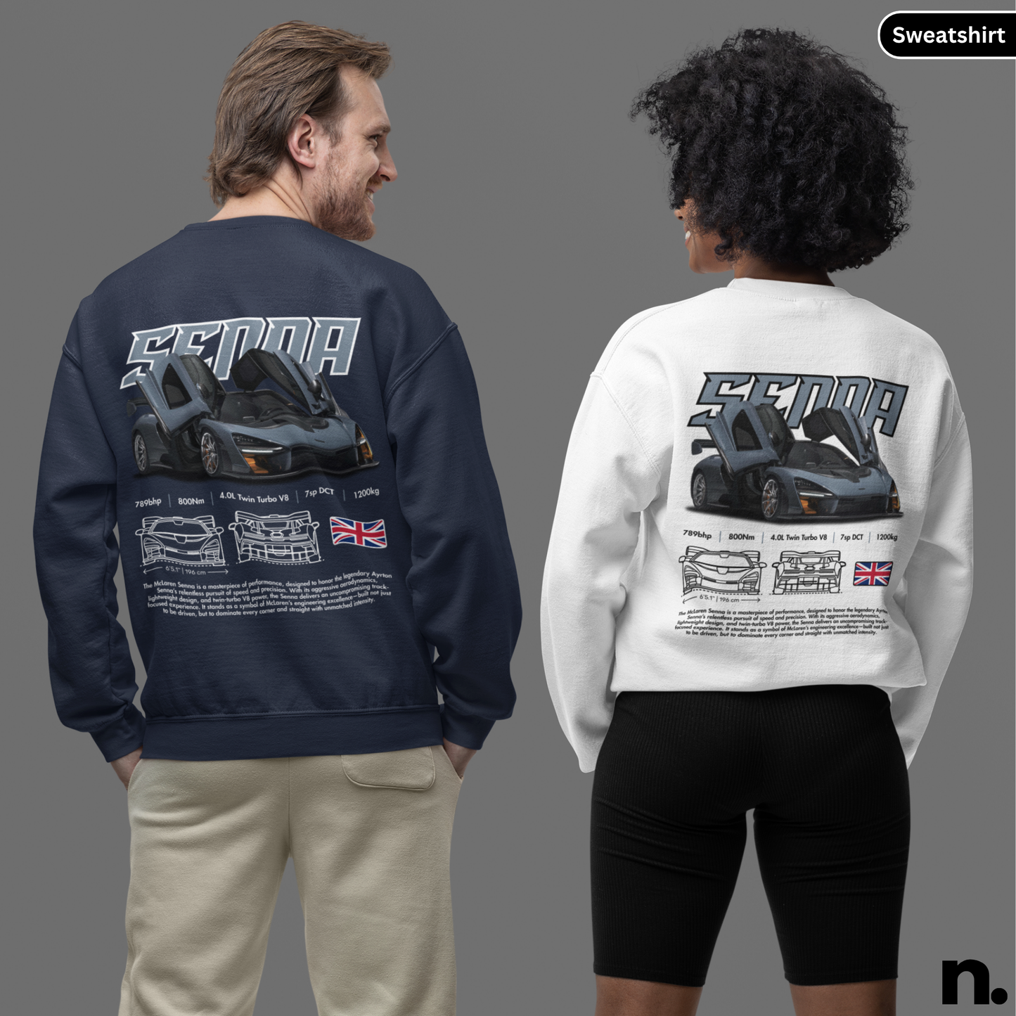 Senna Poster Style Sweatshirt