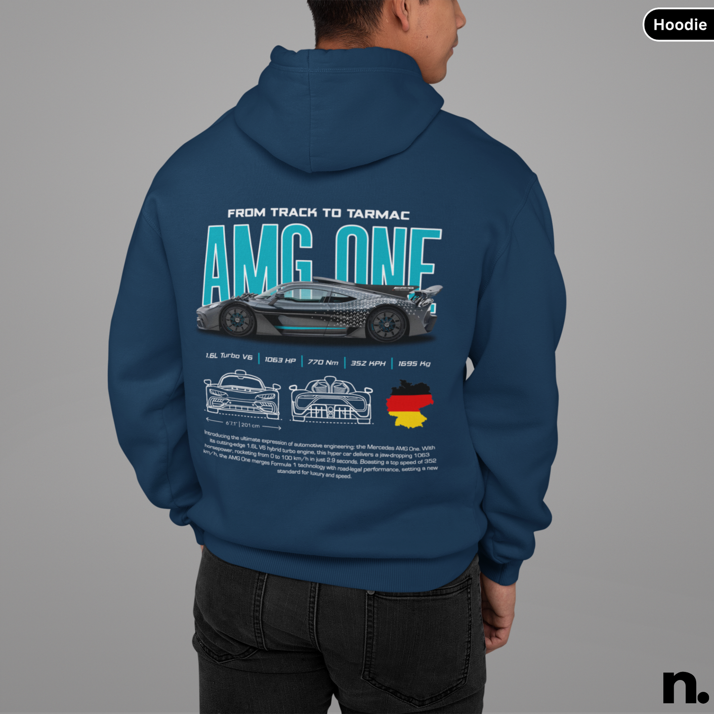 AMG One Poster Style Unisex Hoodie