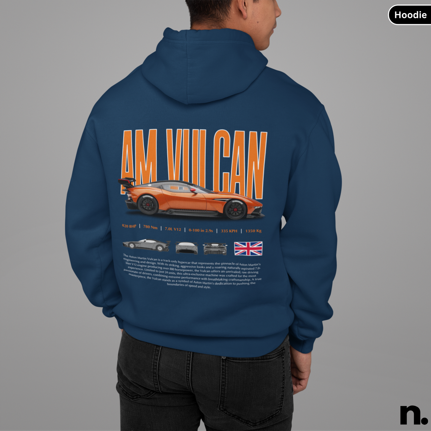 AM Vulcan Poster Style Unisex Hoodie