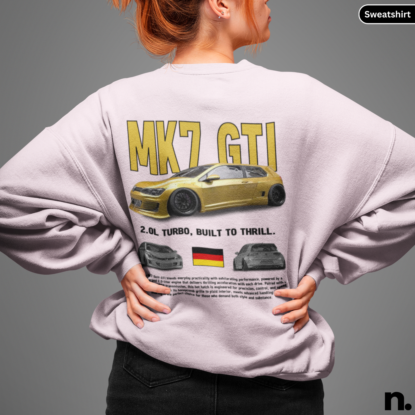 GTI MK7 Poster Style Unisex Sweatshirt