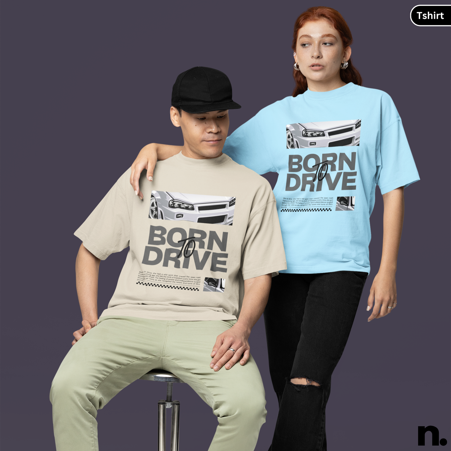 Graphic Tee - Born To Drive R34 Unisex Softstyle T-Shirt