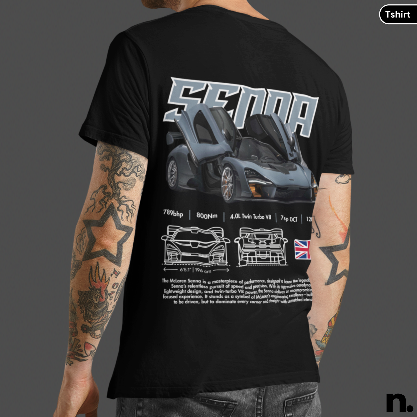 Senna Poster Style T-shirt
