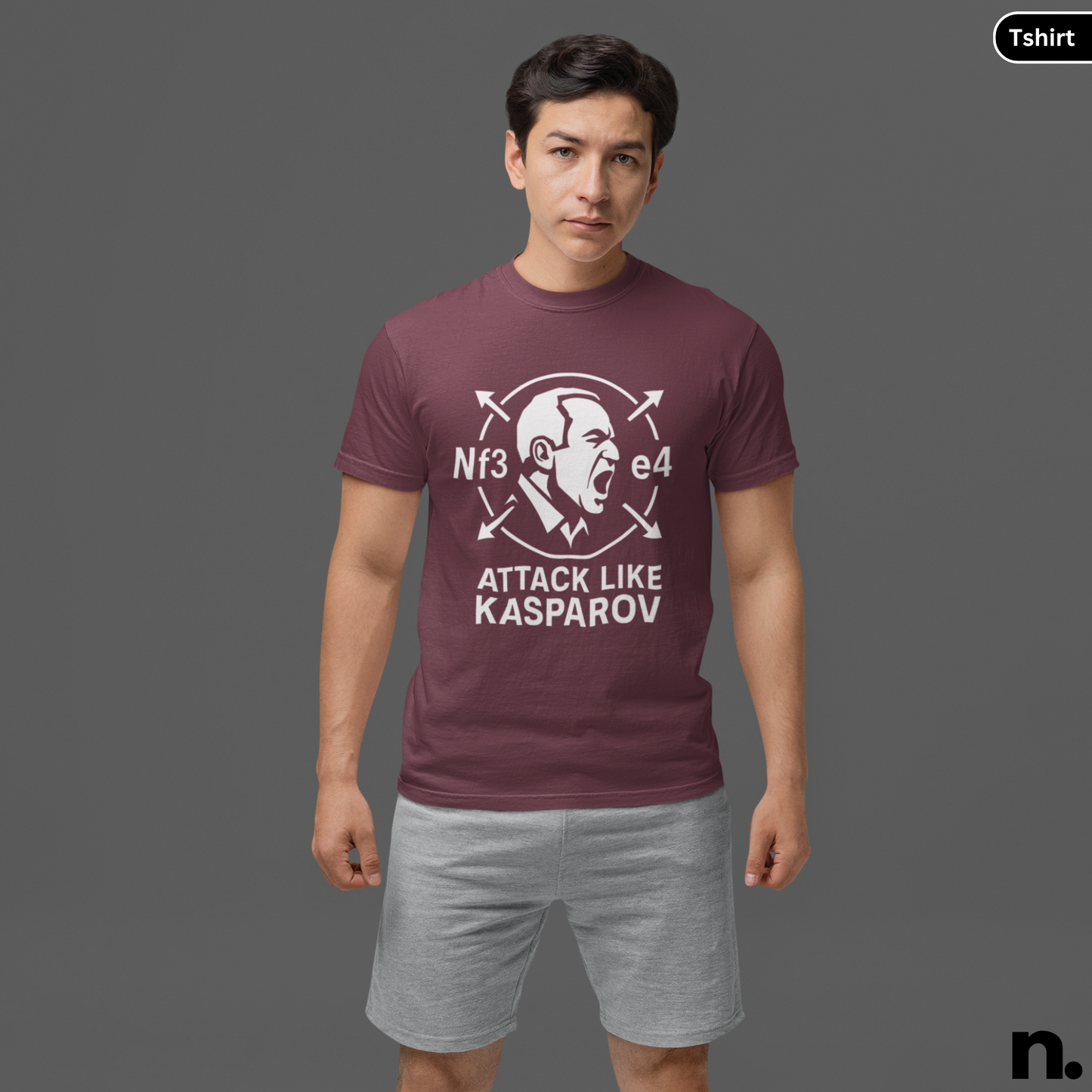 Kasparov Attack Chess Inspired Unisex Tee