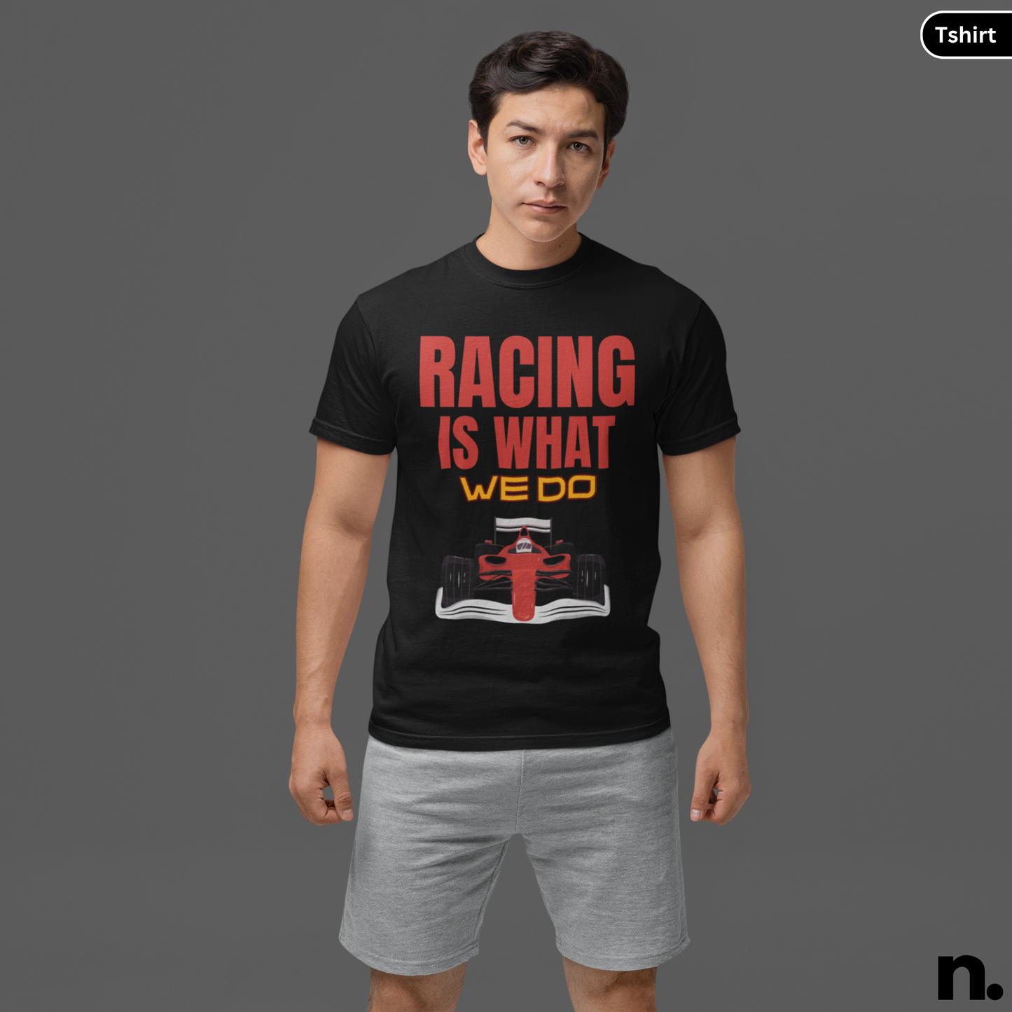 Racing Is What We Do Heavy Cotton Tee