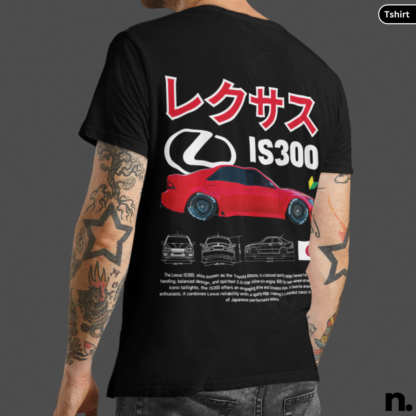 Poster Style JDM Legend Lexus IS300 Altezza Tee
