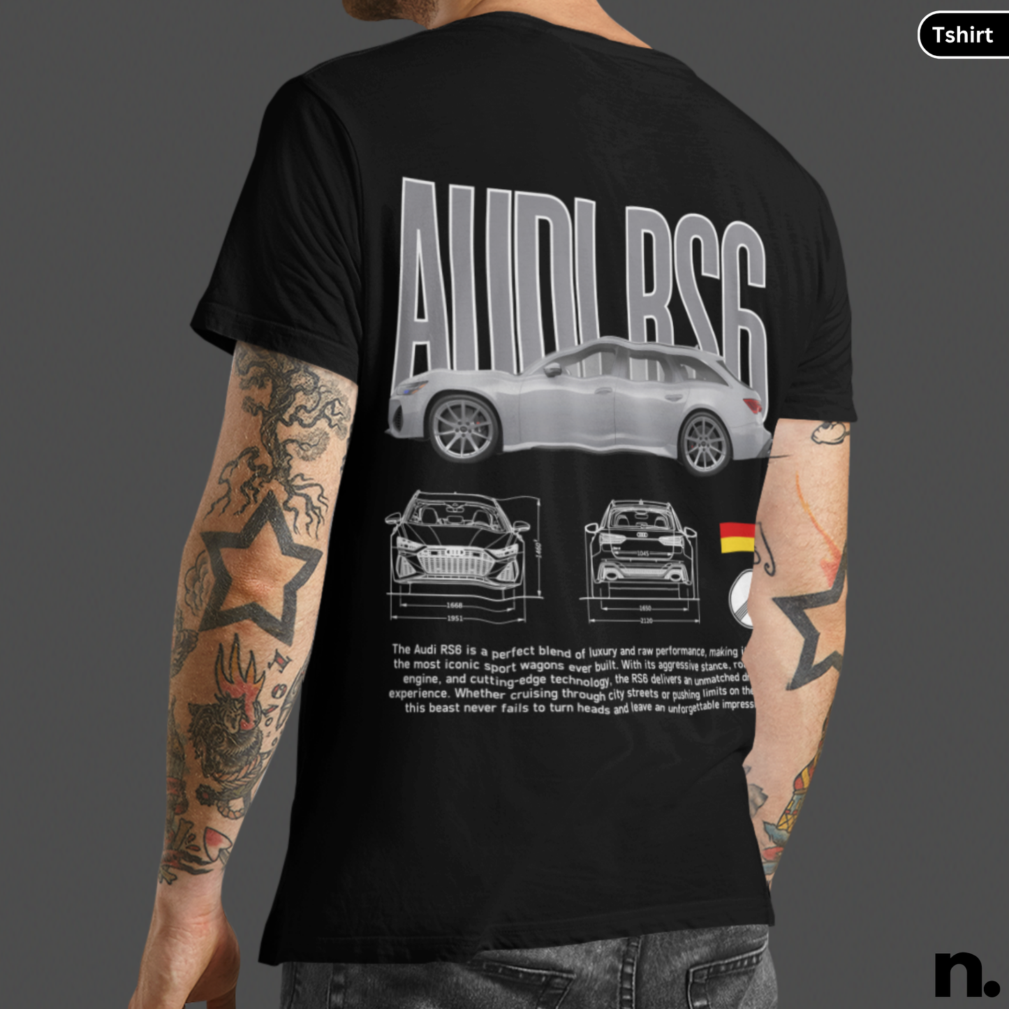 RS6 Poster Style T-shirt