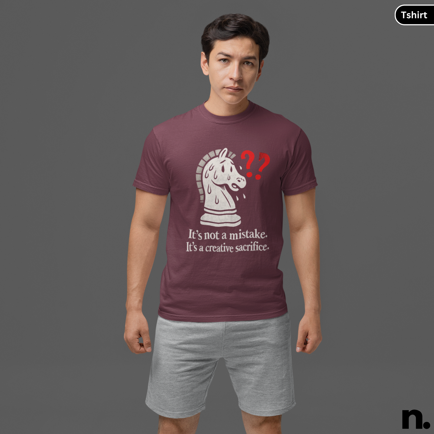 Knight Sacrifice Chess Inspired Unisex Tee
