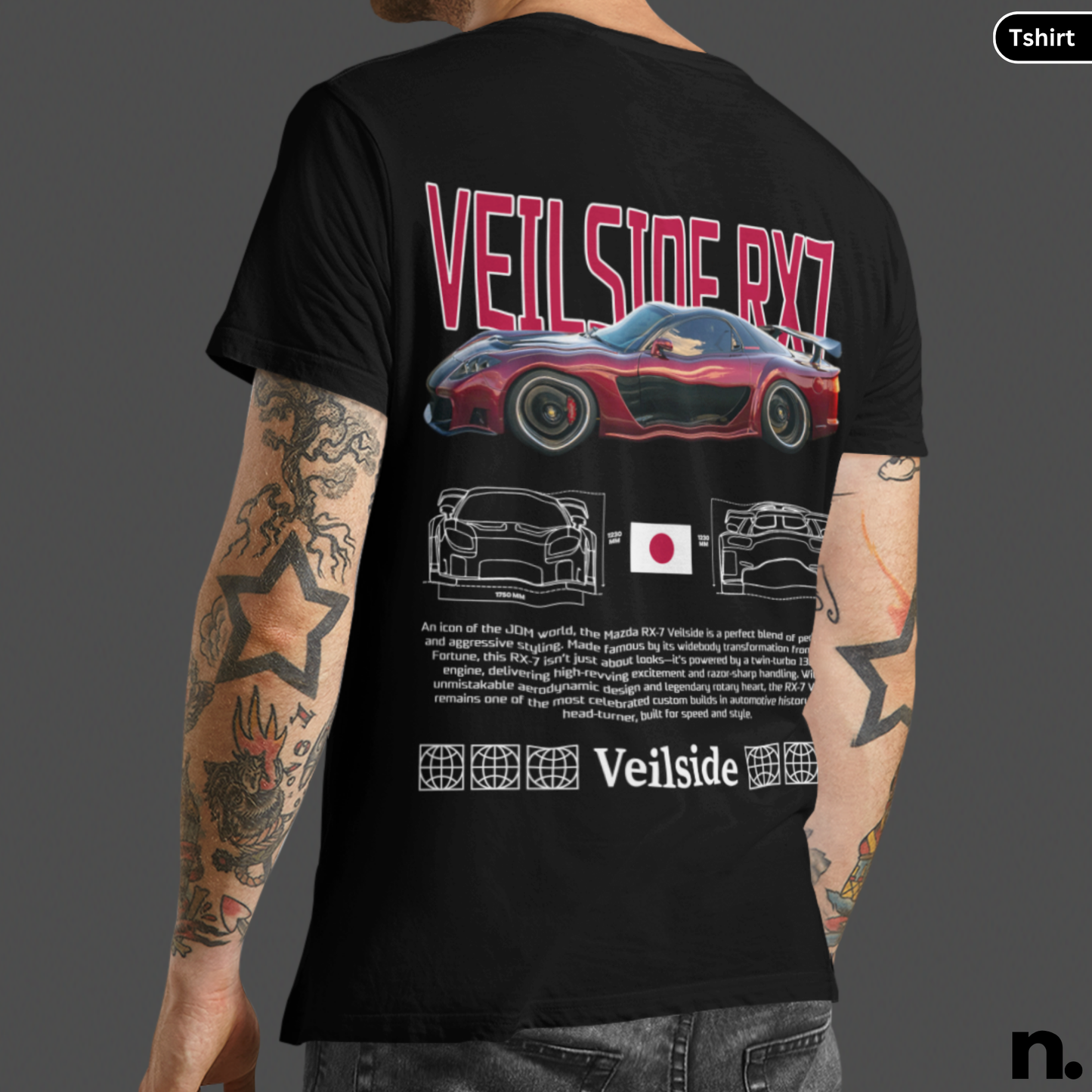 Veilside RX7 Poster Style T-Shirt