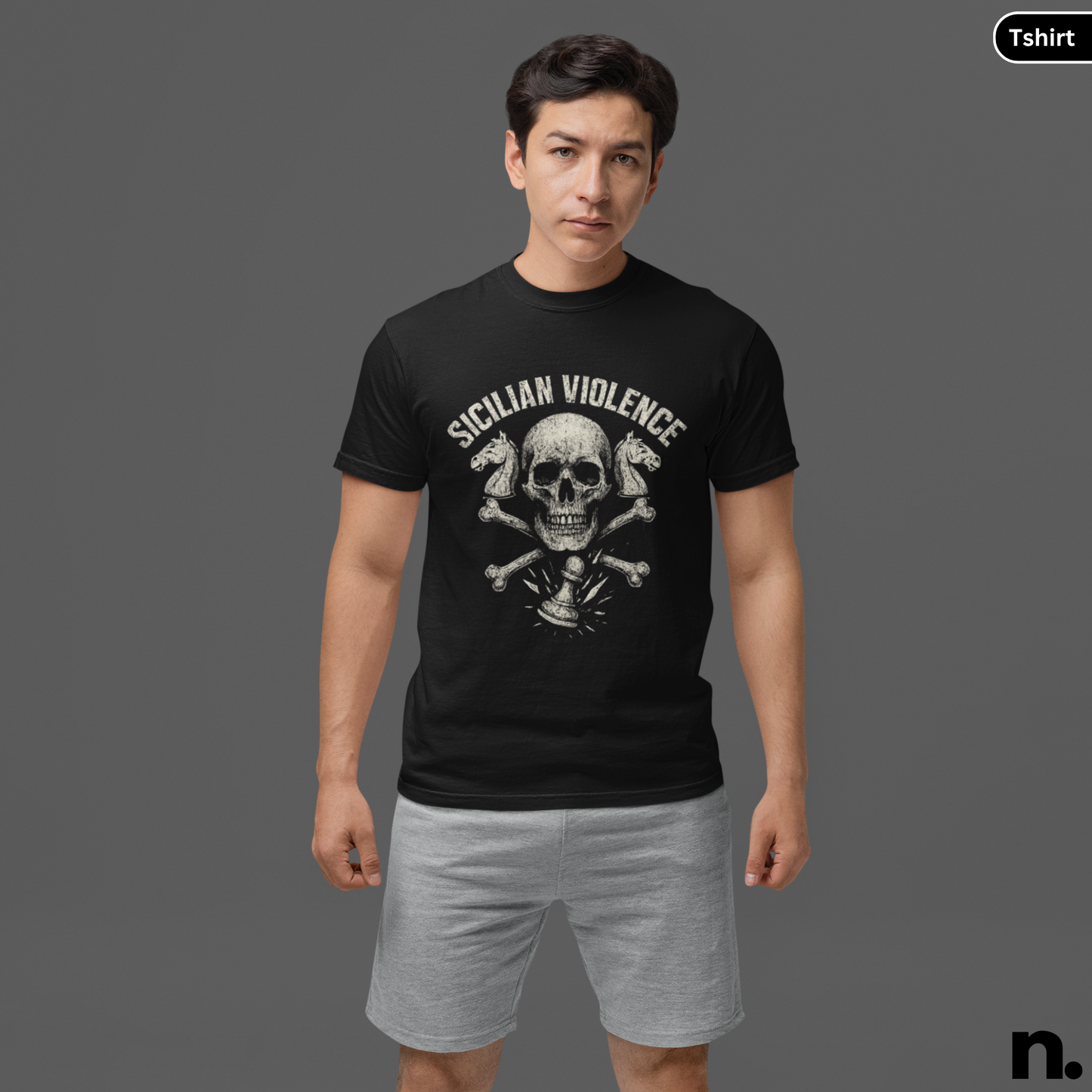 Sicilian Violence Chess Motivational Unisex Tee