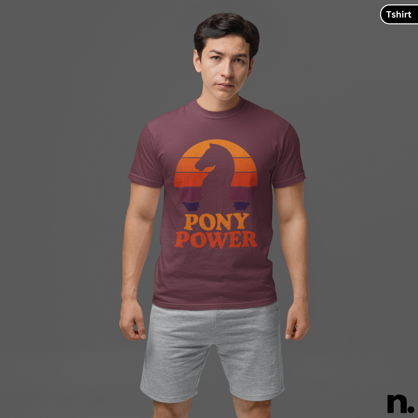 Pony Power Chess Knight Motivational Unisex Tee