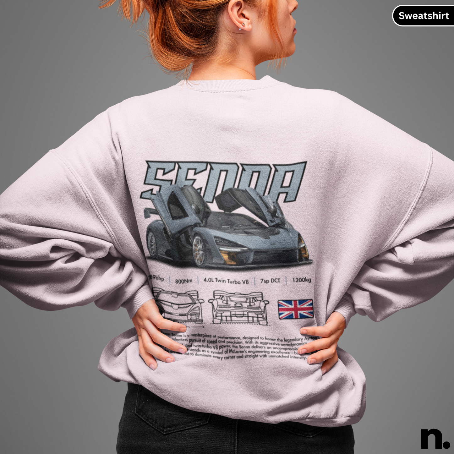 Senna Poster Style Sweatshirt