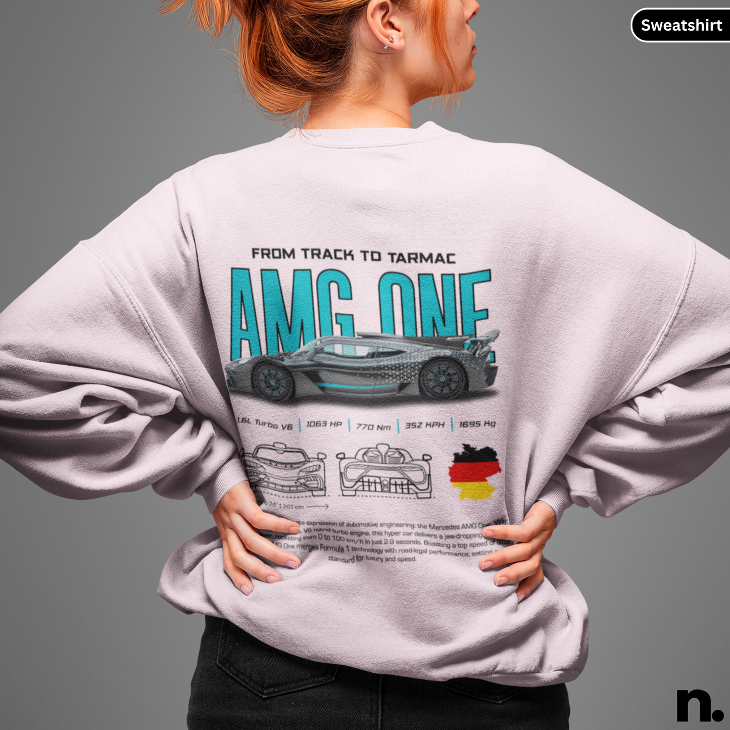 AMG One Poster Style Sweatshirt