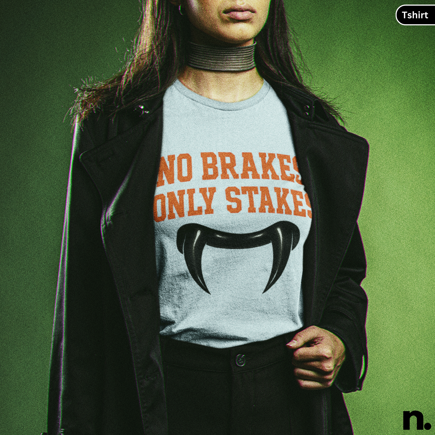 No Brakes Only Stakes Unisex Halloween Tee