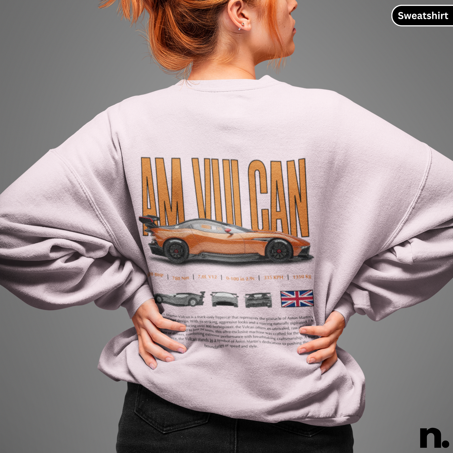 AM Vulcan Poster Style Sweatshirt