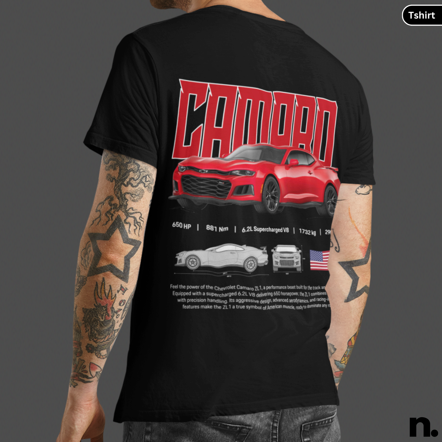 Camaro ZL1 Poster Style T-shirt