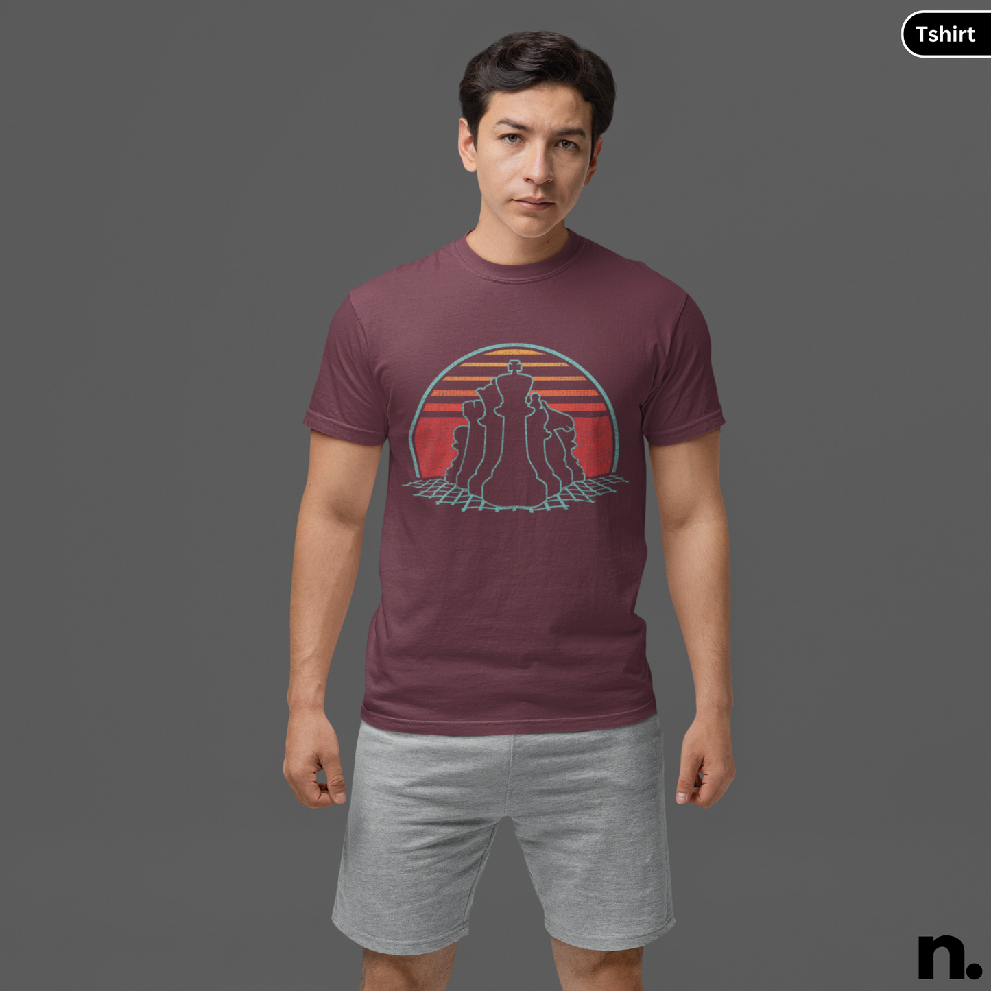 Chess Pieces Minimalist Inspired Unisex Tee