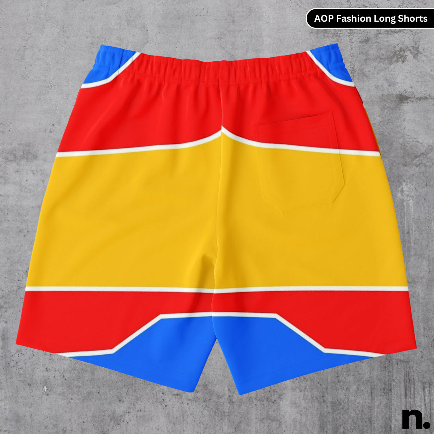 Hoonigan Retro Pattern Long Shorts