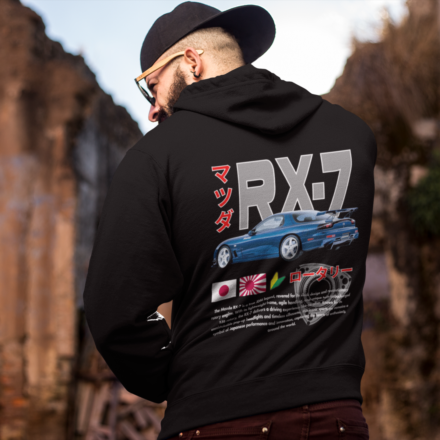 Mazda RX7 JDM Legend Unisex Hoodie