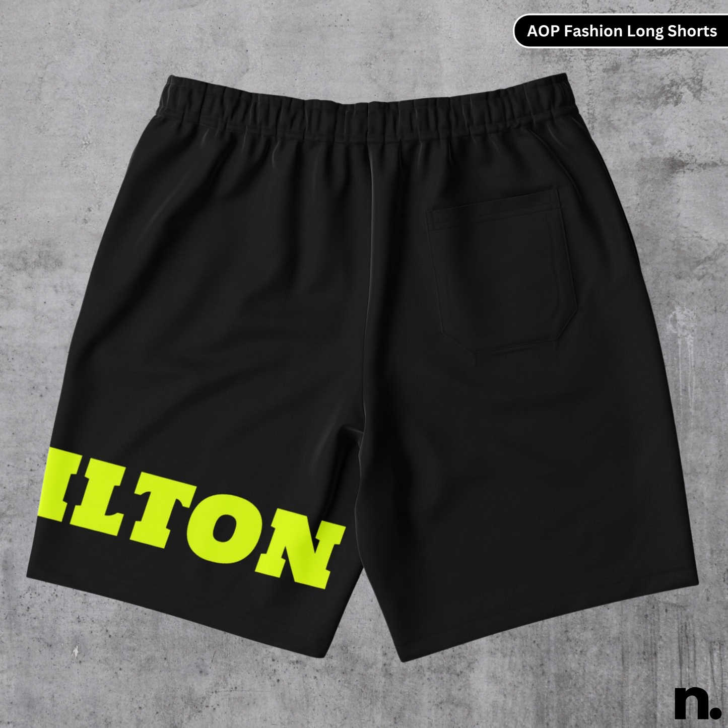 Hamilton F1 Inspired Long Shorts