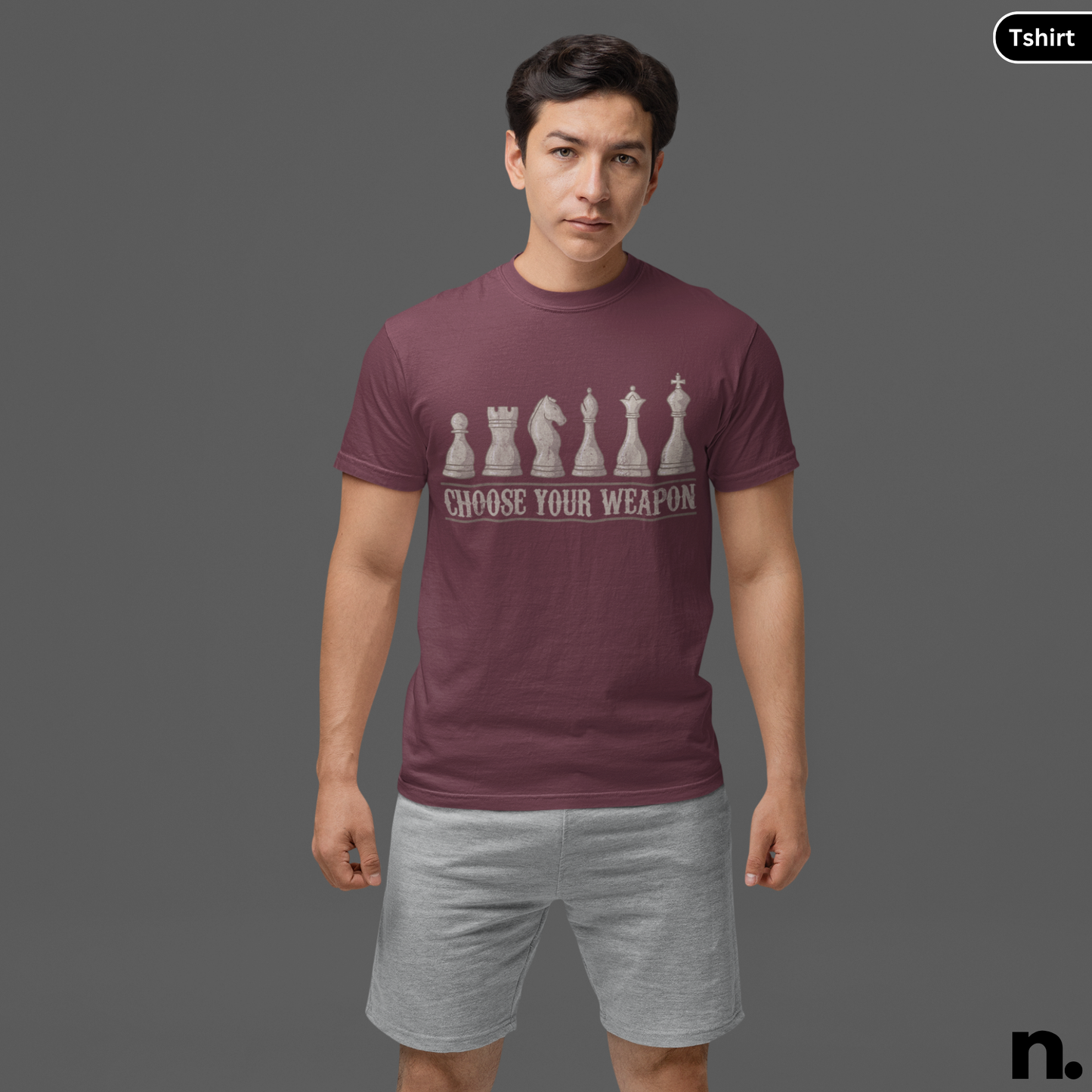 Choose Your Weapon Chess Inspired Unisex Tee