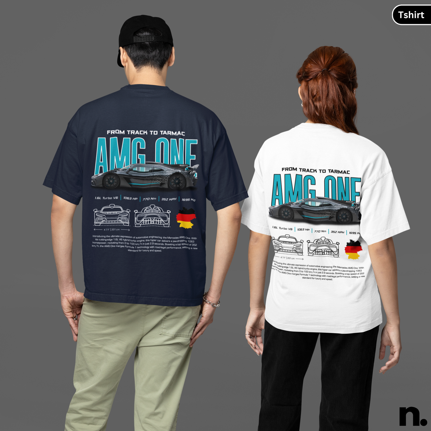 AMG One Poster Style T-shirt