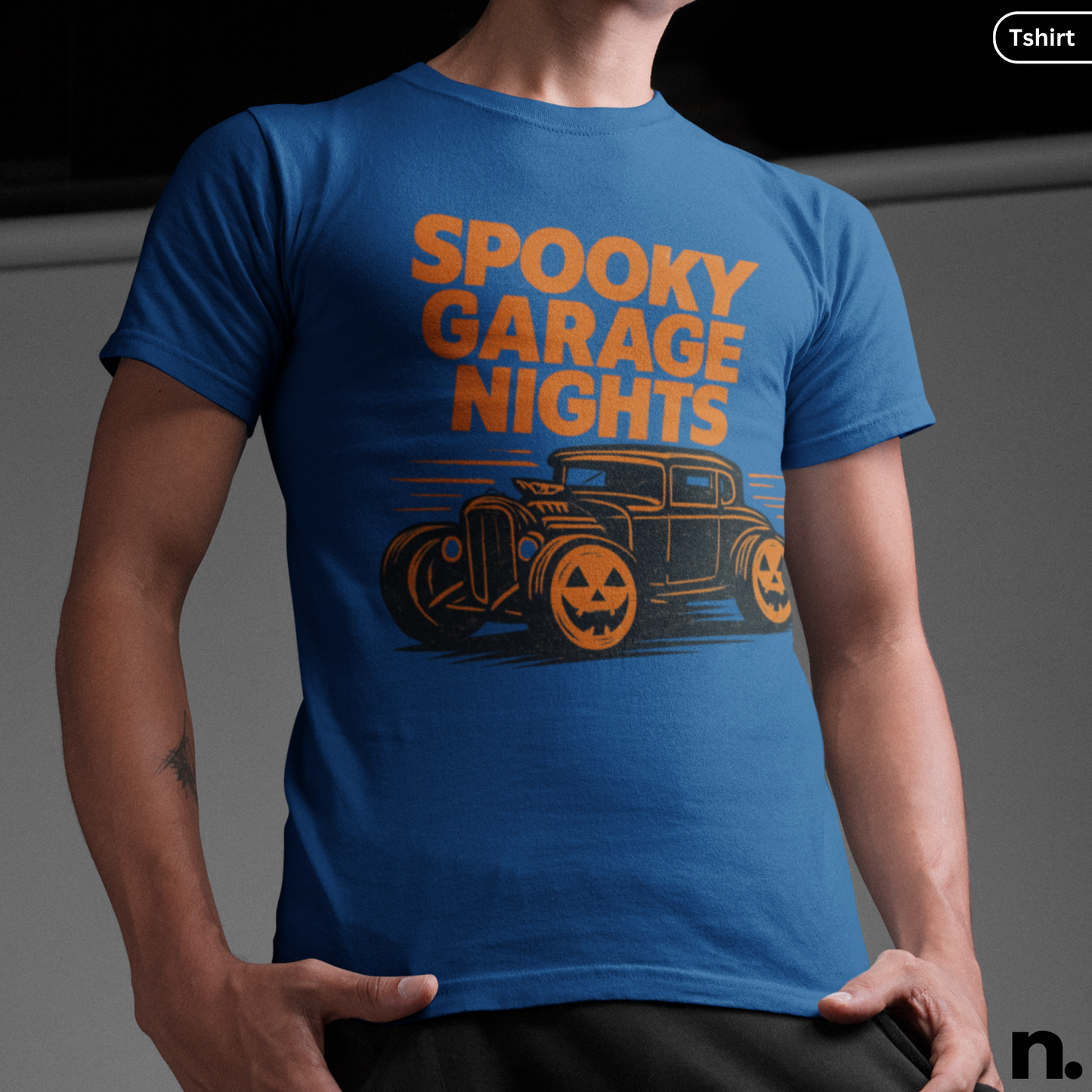 Spooky Garage Nights Unisex Halloween Tee