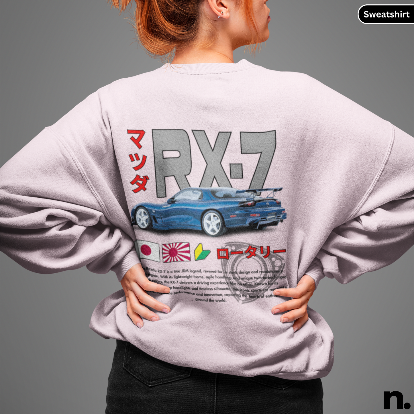 Mazda RX7 JDM Legend Unisex Crewneck Sweatshirt