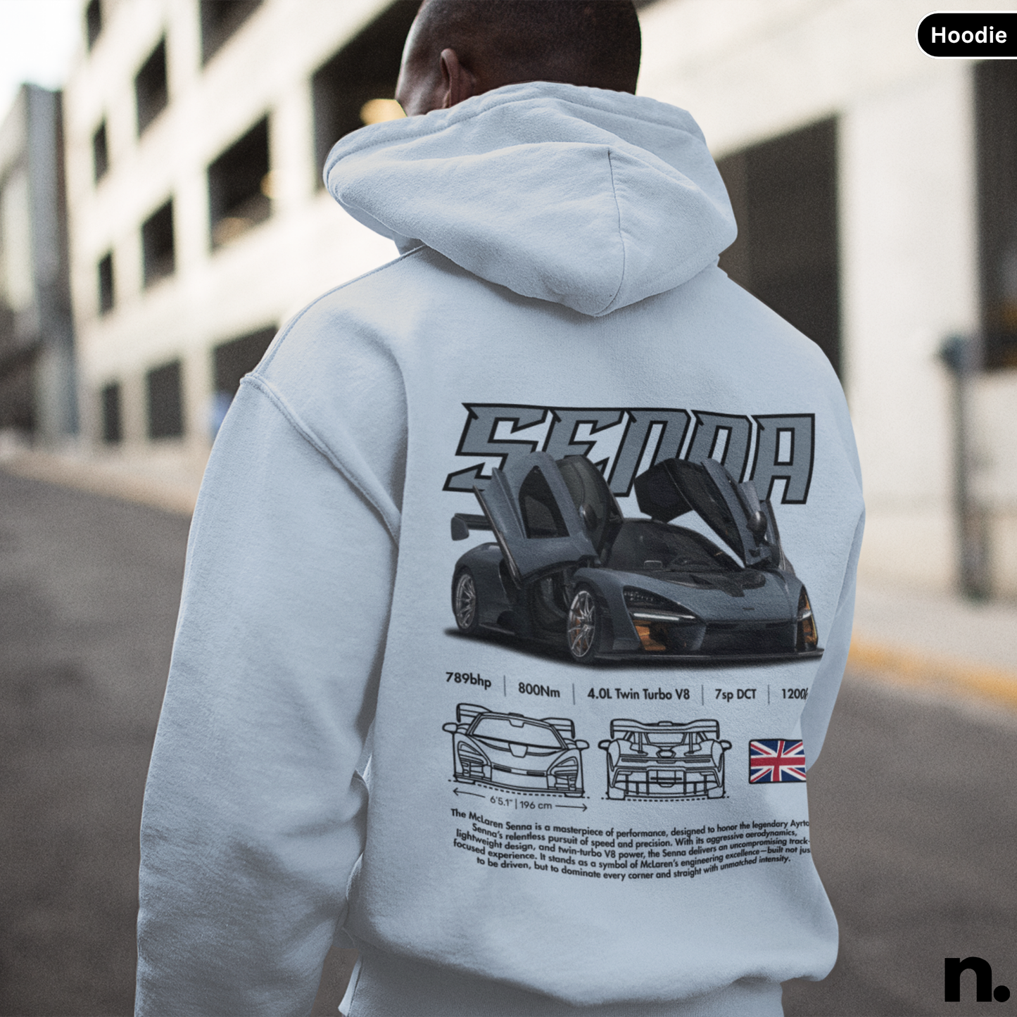 Senna Poster Style Unisex Hoodie