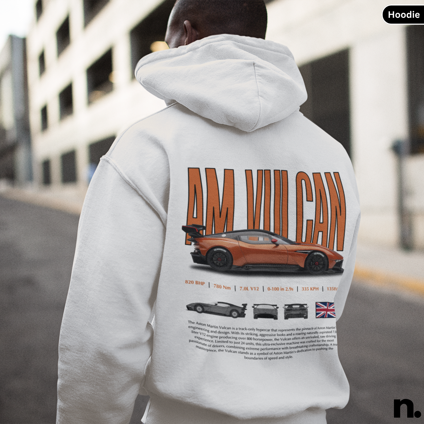AM Vulcan Poster Style Unisex Hoodie