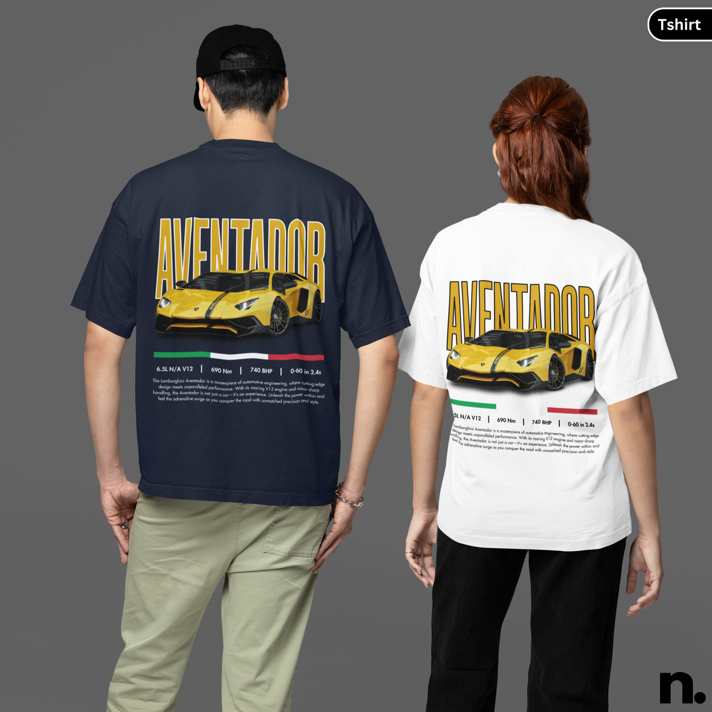 Lambo Aventador Poster Style T-shirt