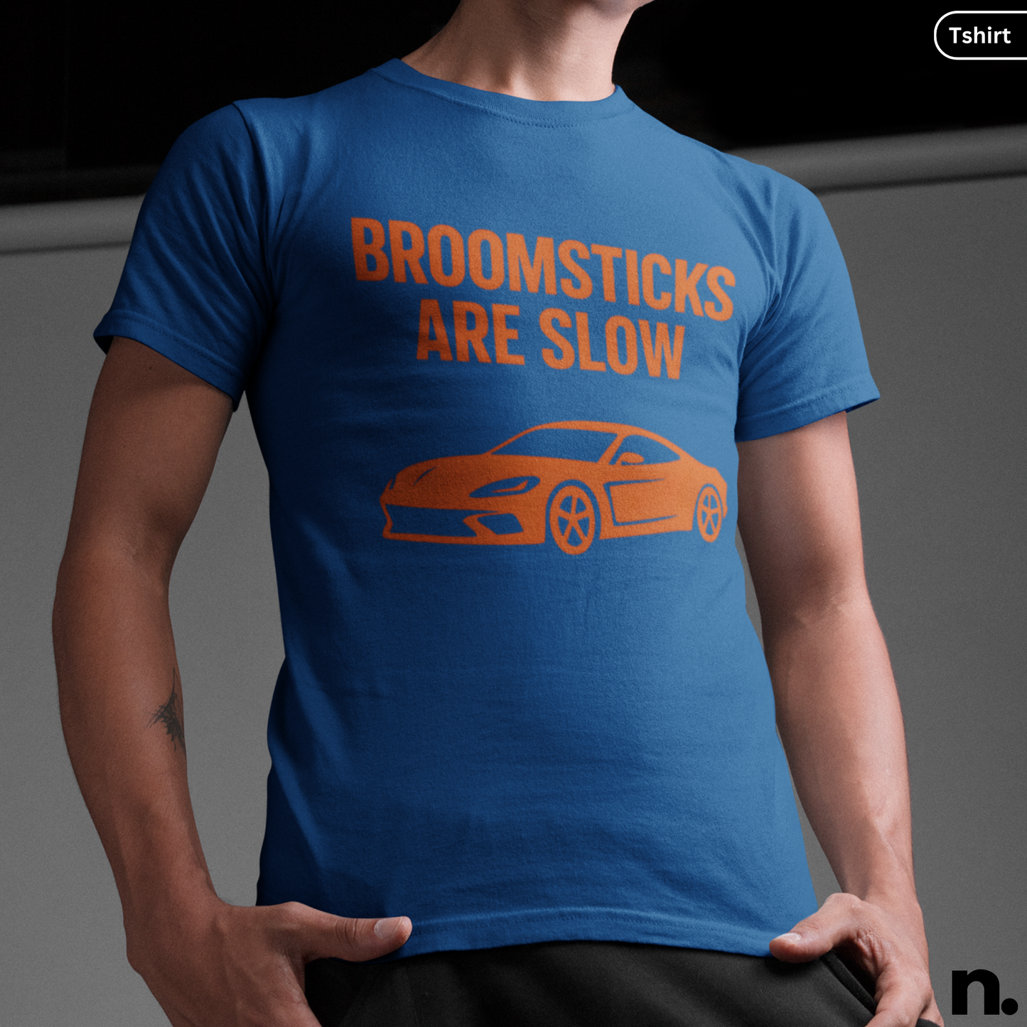 Broomsticks Are Slow Unisex Halloween Tee