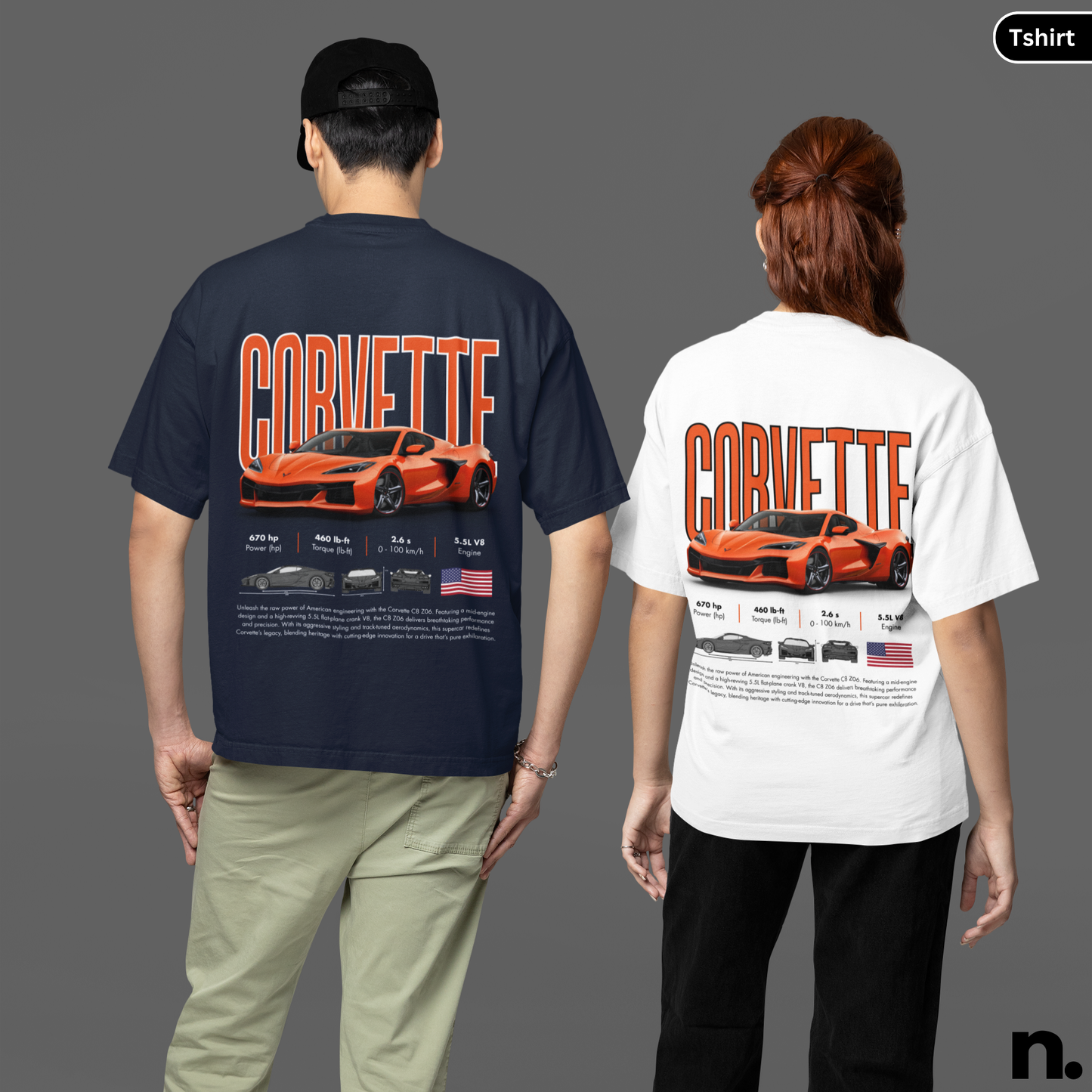 C8 Z06 Poster Style T-shirt
