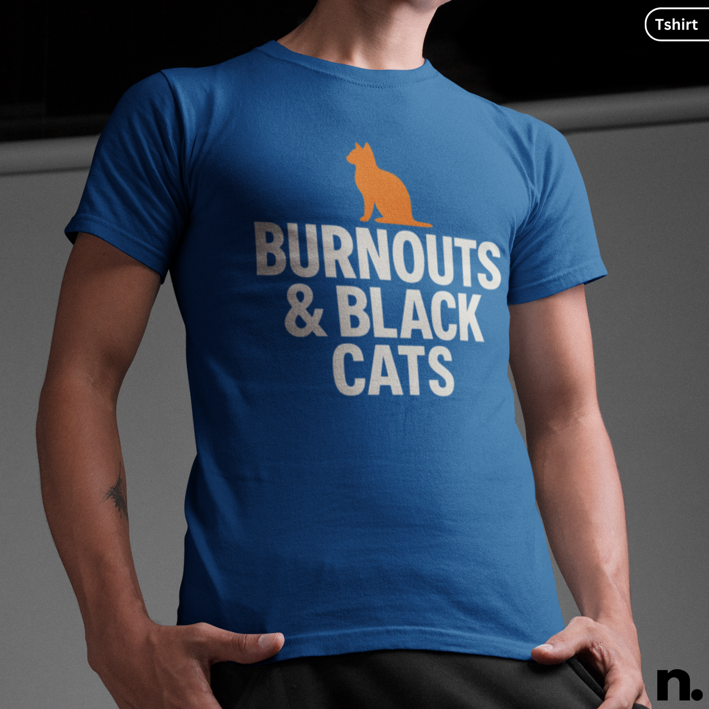 Burnouts & Black Cats Unisex Halloween Tee