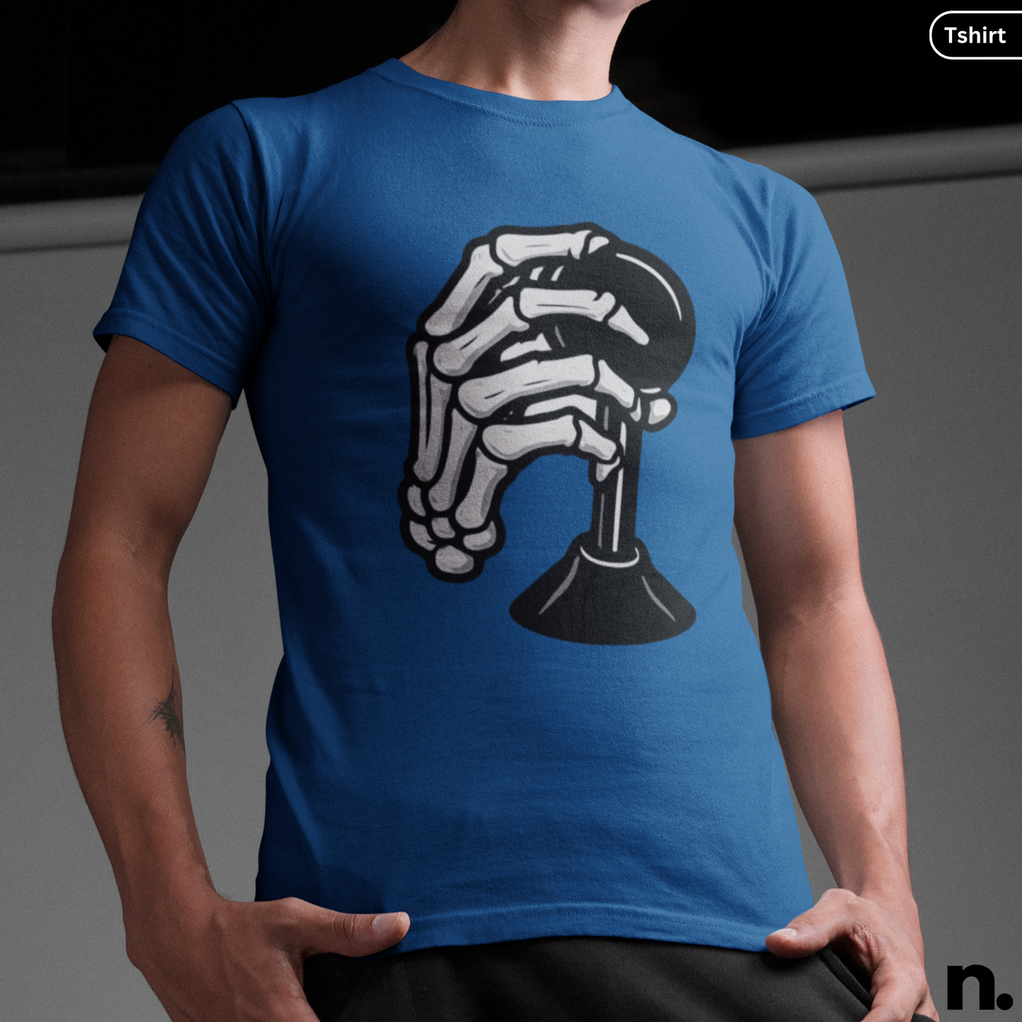 Skeleton Hand Shift Unisex Halloween Tee
