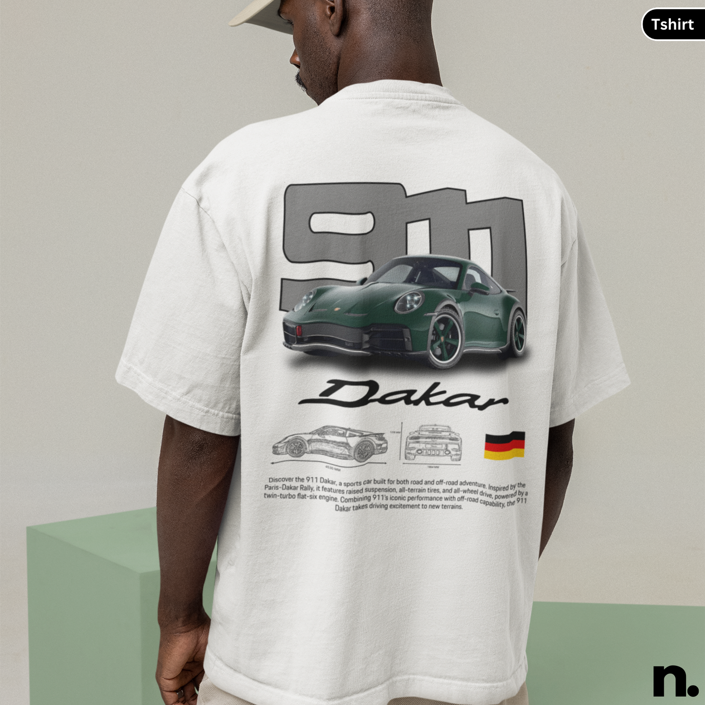 911 Dakar Rally Unisex Heavy Cotton Tee