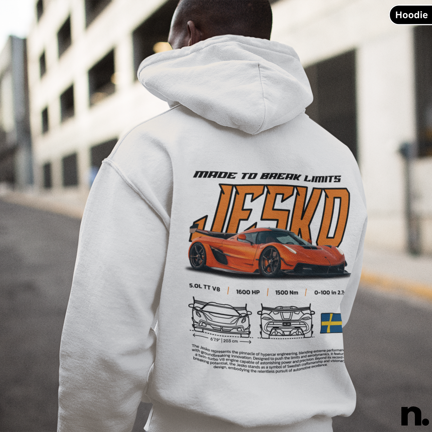 Jesko Poster Style Unisex Hoodie