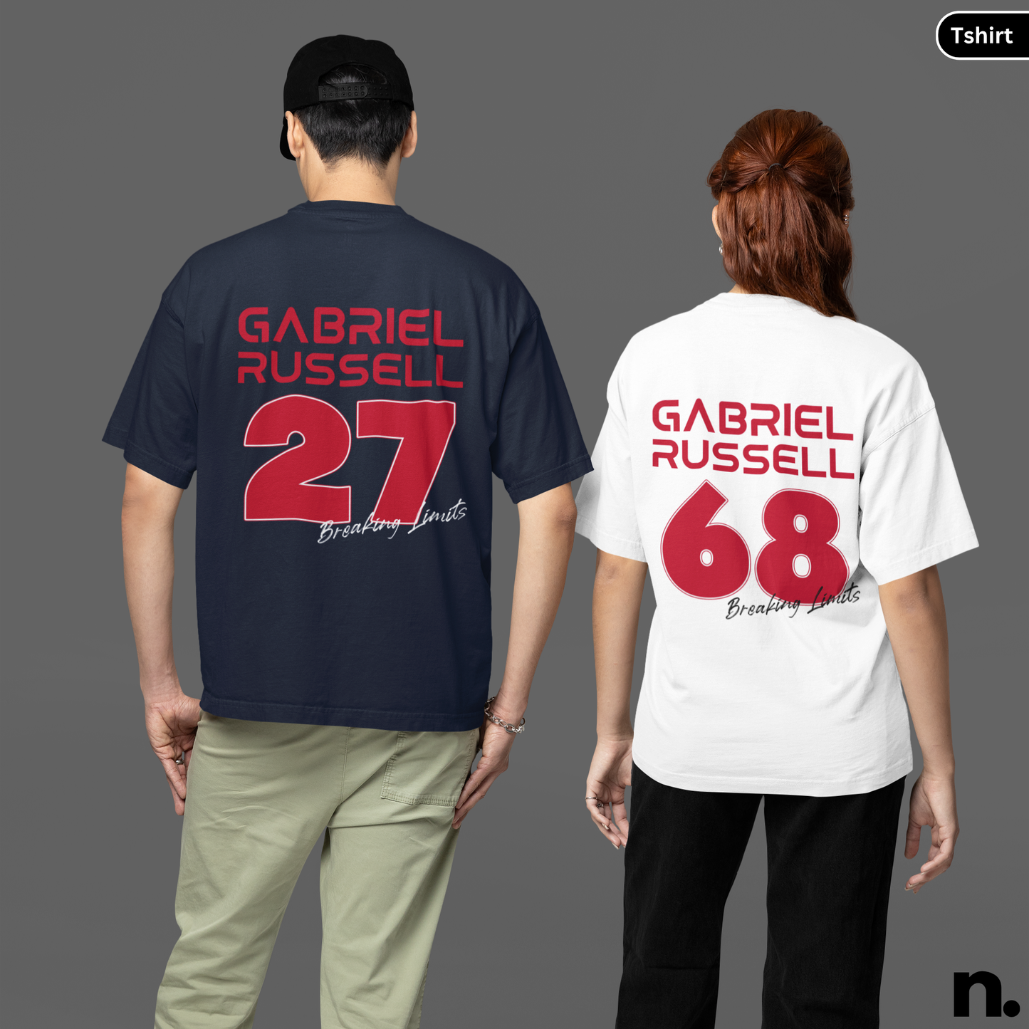 Personalized Racing Team Jersey Inspired Heavy Cotton Tee