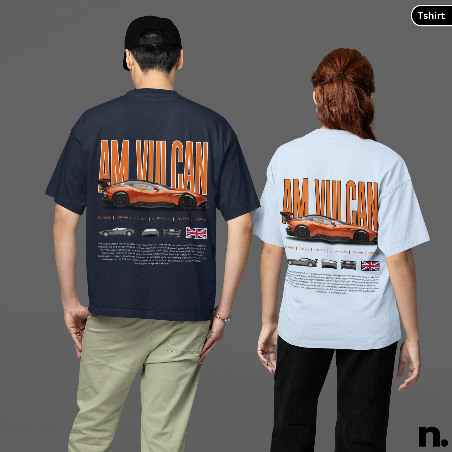 AM Vulcan Poster Style T-shirt