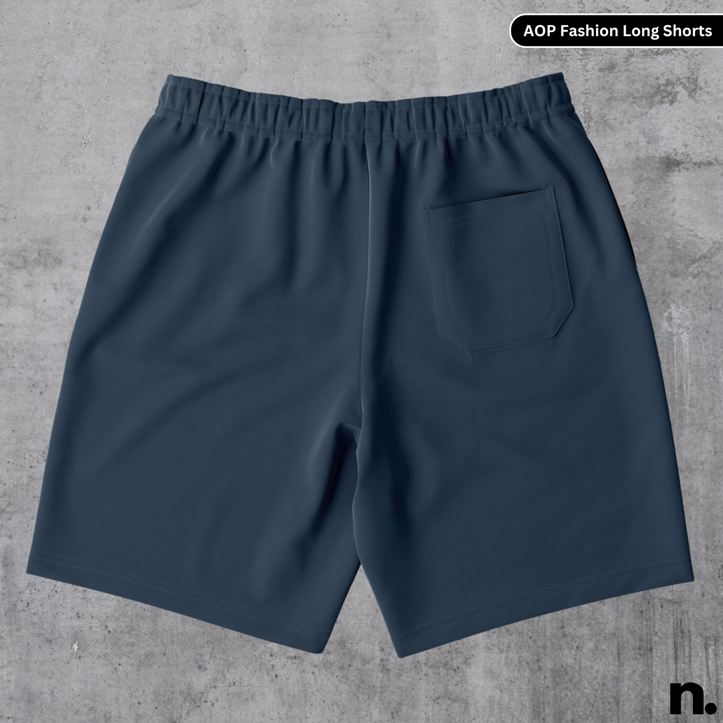 Samurai Inspired Slate Long Shorts