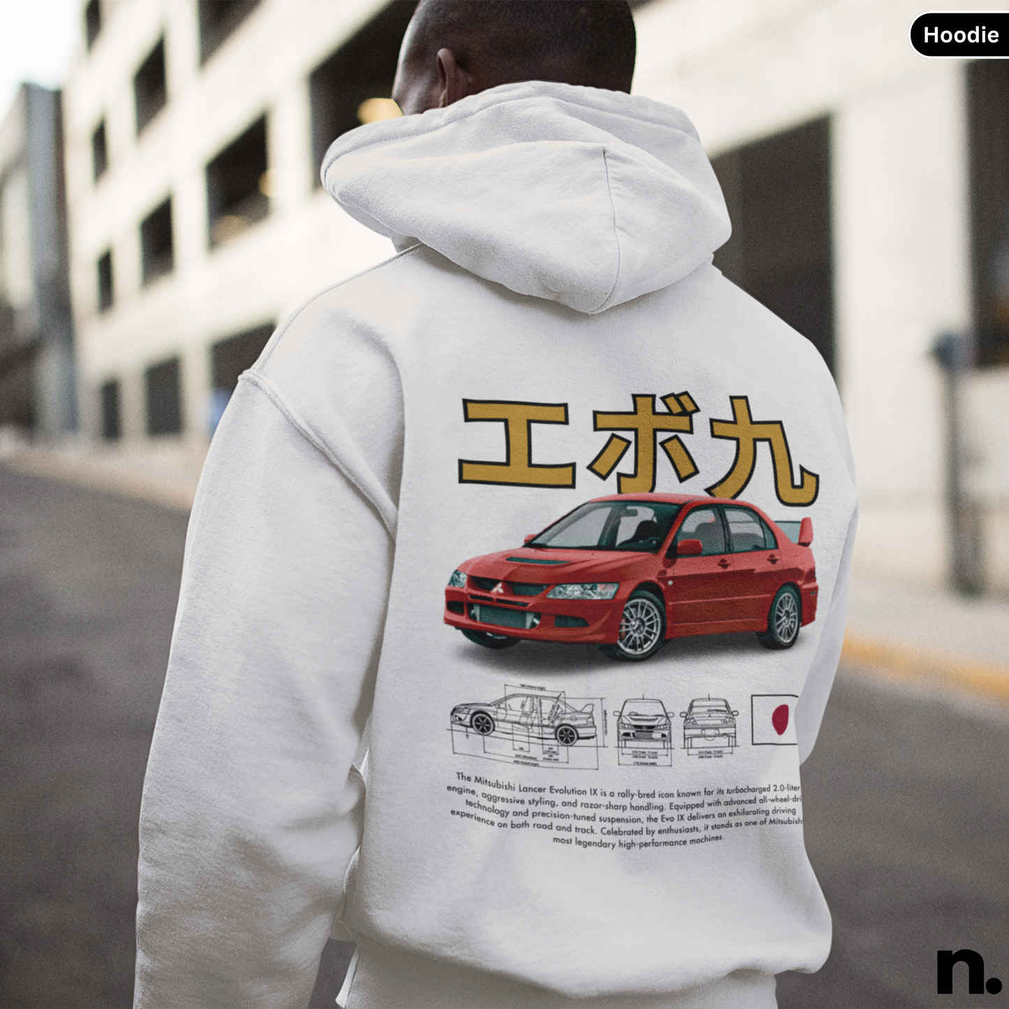JDM Evo New Poster Style Hoodie