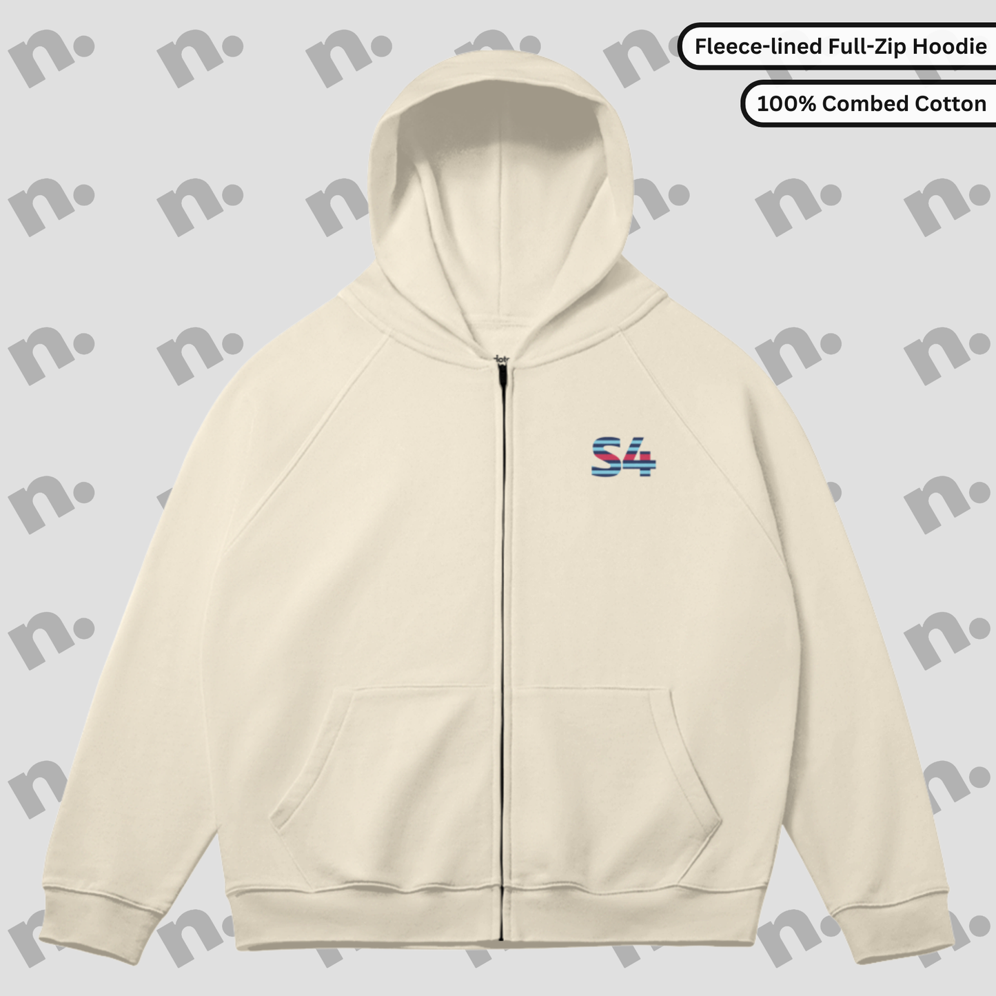 Built or Battle — Delta S4 Full-Zip Premium Hoodie