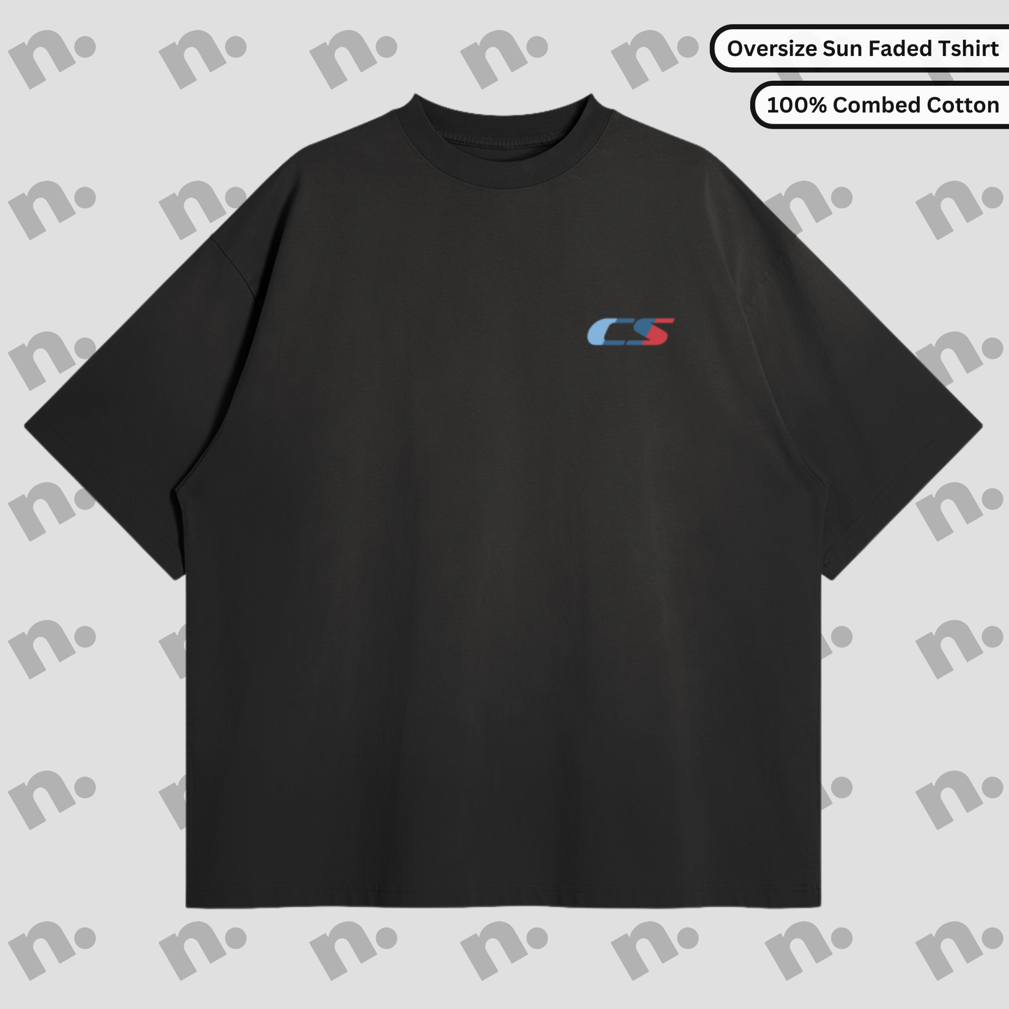 M5 CS Oversized Tee – “4 Doors, No Excuses.”