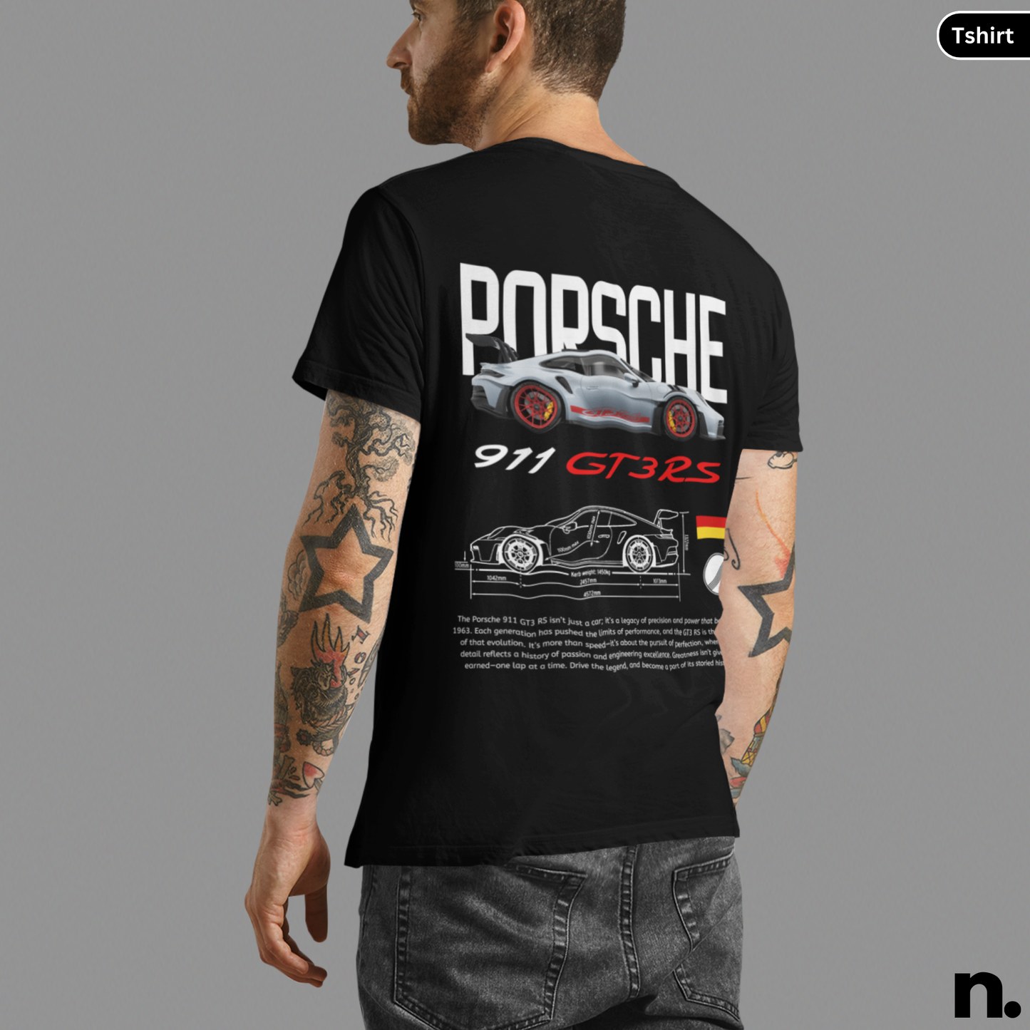 911 GT3RS Poster Style Unisex Tee