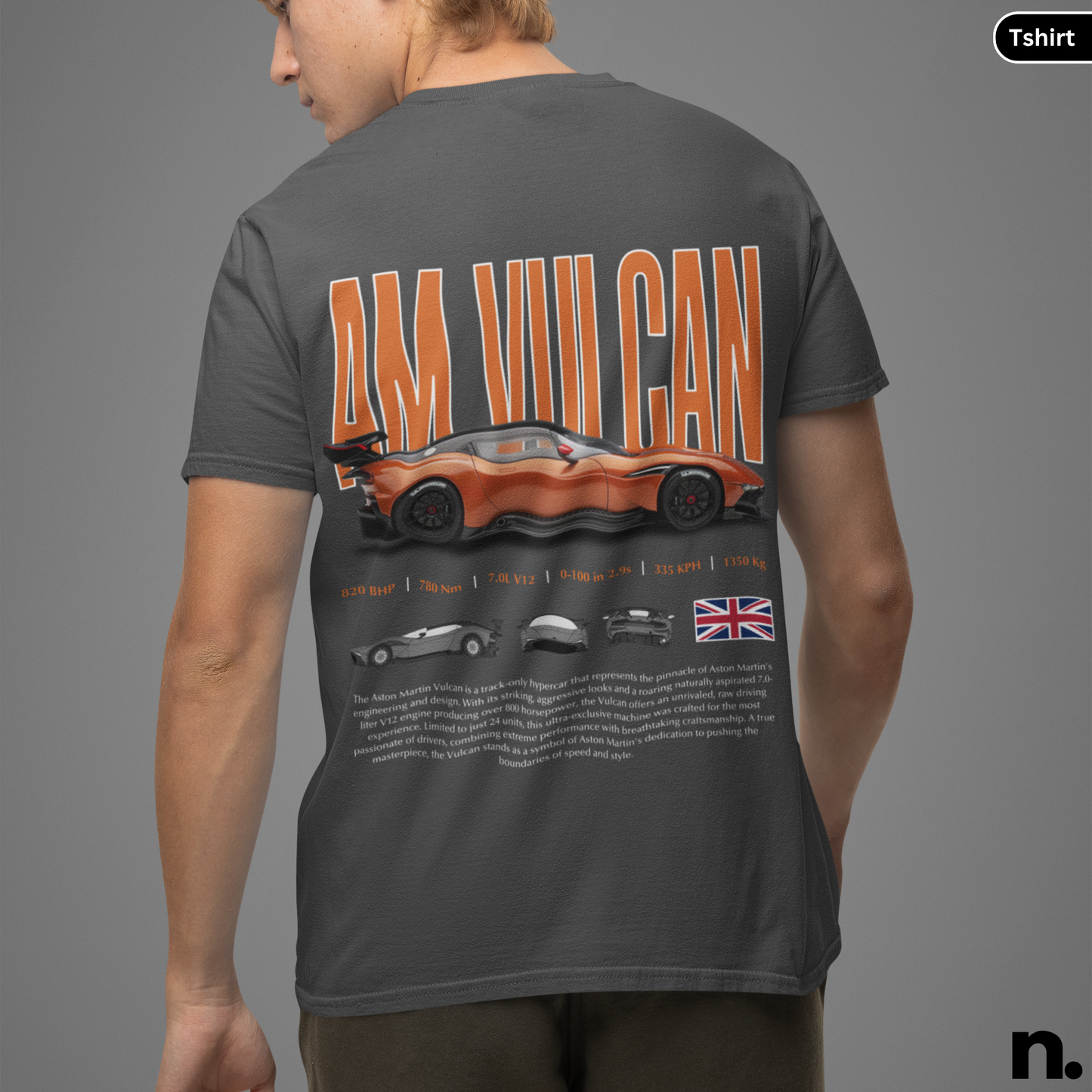 AM Vulcan Poster Style T-shirt