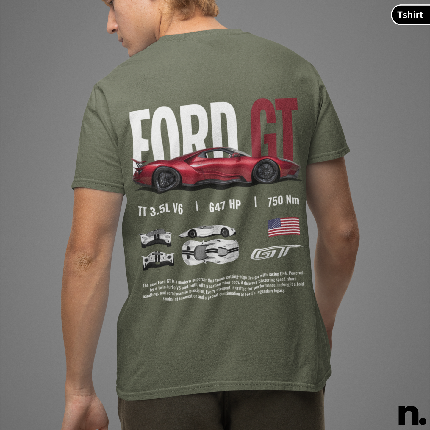 GT40 New Poster Style T-shirt